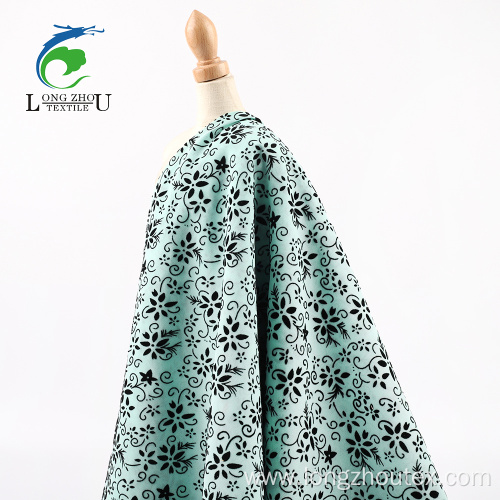 100D Flocked Chiffon Fabric